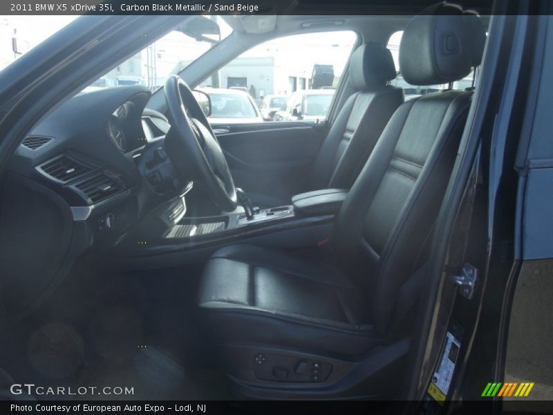 Carbon Black Metallic / Sand Beige 2011 BMW X5 xDrive 35i