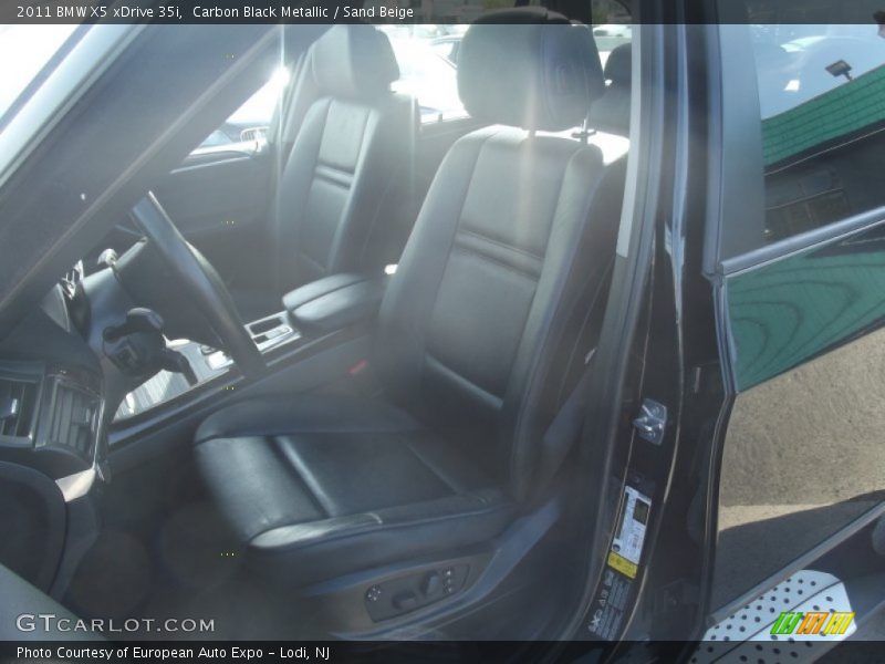 Carbon Black Metallic / Sand Beige 2011 BMW X5 xDrive 35i