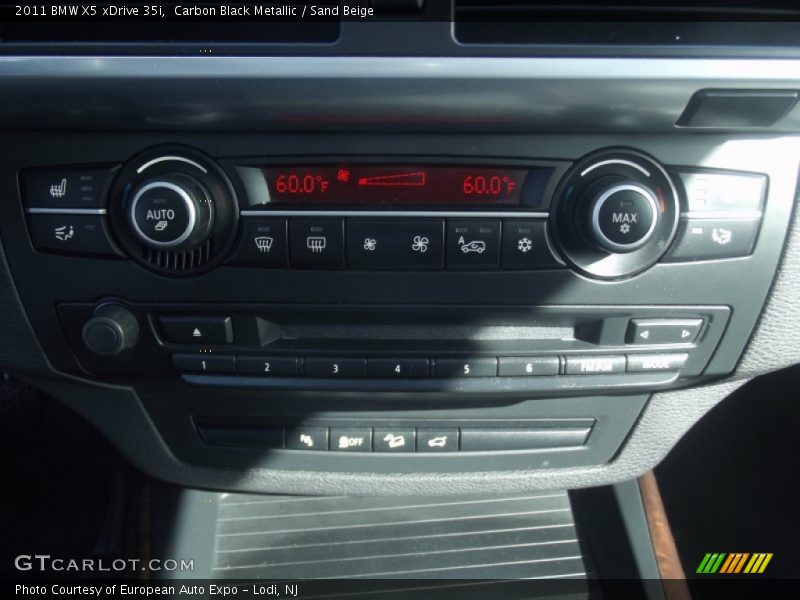 Carbon Black Metallic / Sand Beige 2011 BMW X5 xDrive 35i