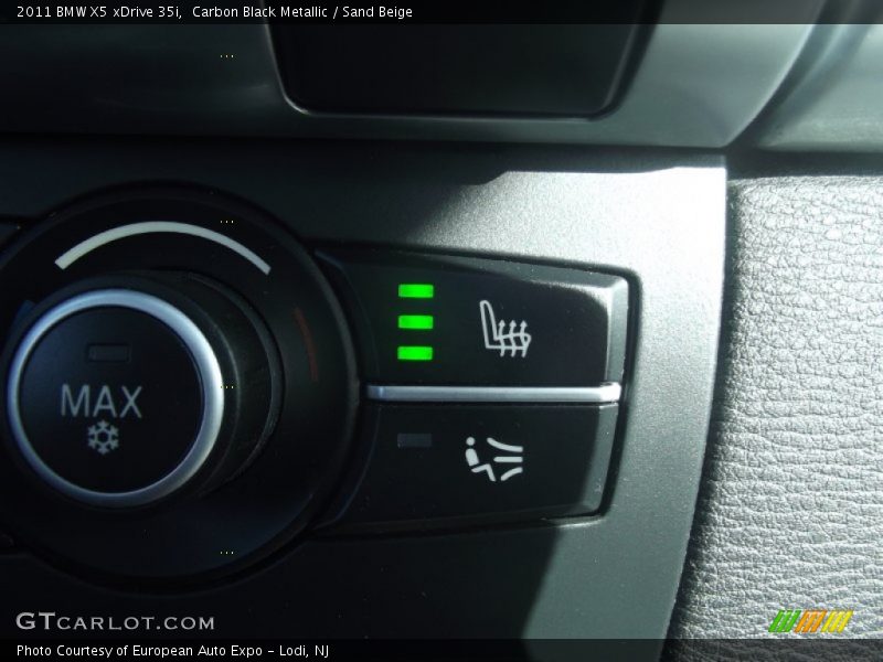 Carbon Black Metallic / Sand Beige 2011 BMW X5 xDrive 35i