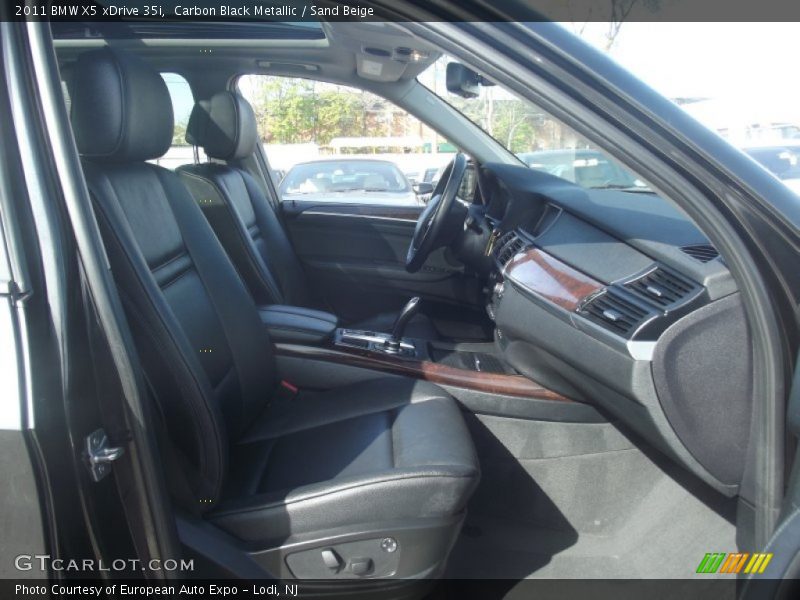 Carbon Black Metallic / Sand Beige 2011 BMW X5 xDrive 35i