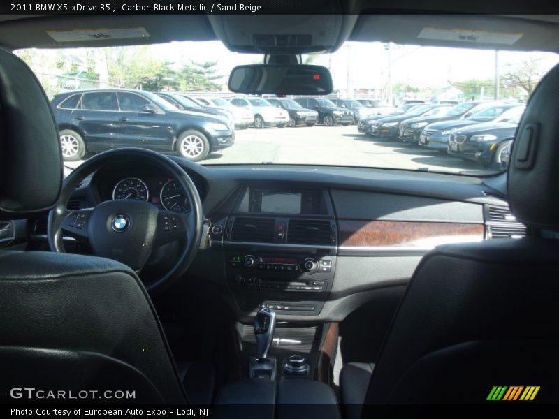 Carbon Black Metallic / Sand Beige 2011 BMW X5 xDrive 35i