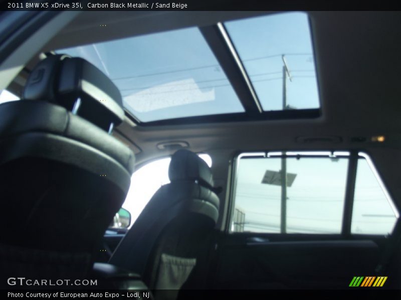 Carbon Black Metallic / Sand Beige 2011 BMW X5 xDrive 35i