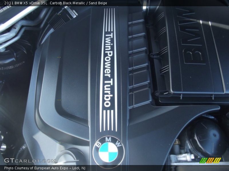 Carbon Black Metallic / Sand Beige 2011 BMW X5 xDrive 35i