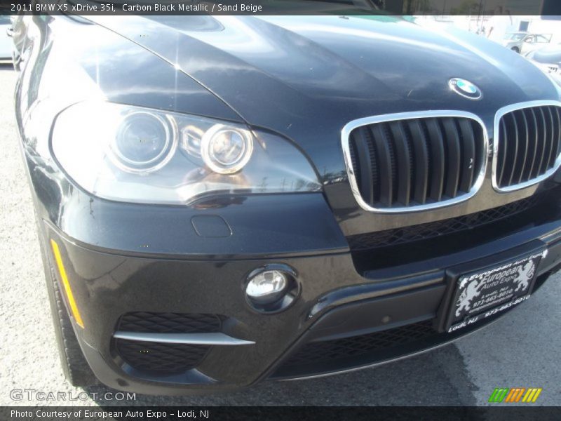 Carbon Black Metallic / Sand Beige 2011 BMW X5 xDrive 35i