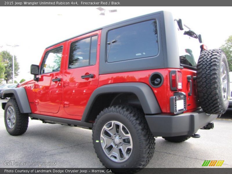 Firecracker Red / Black 2015 Jeep Wrangler Unlimited Rubicon 4x4