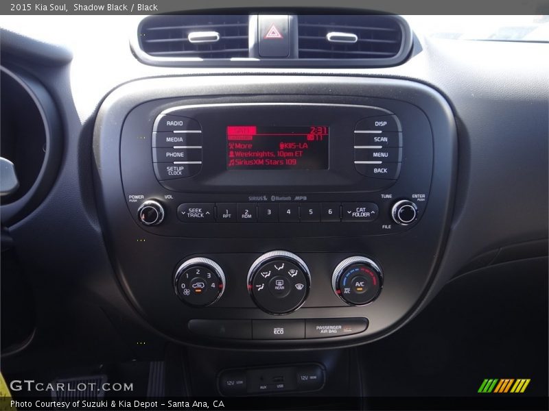 Shadow Black / Black 2015 Kia Soul