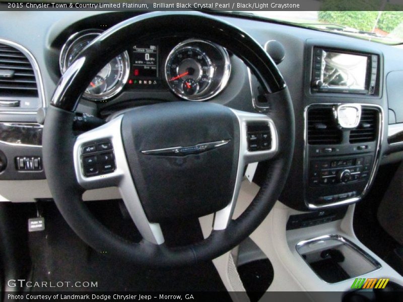 Dashboard of 2015 Town & Country Limited Platinum