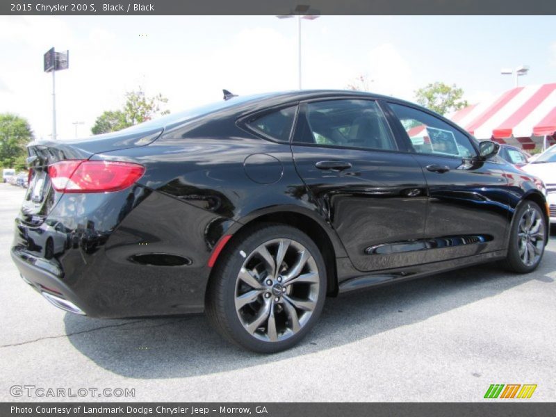 Black / Black 2015 Chrysler 200 S
