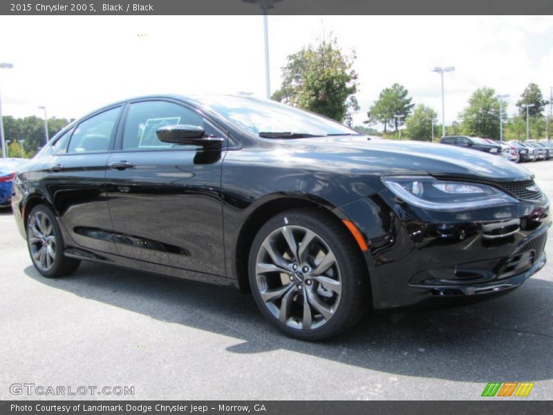 Black / Black 2015 Chrysler 200 S