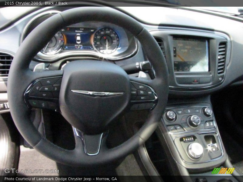 Black / Black 2015 Chrysler 200 S