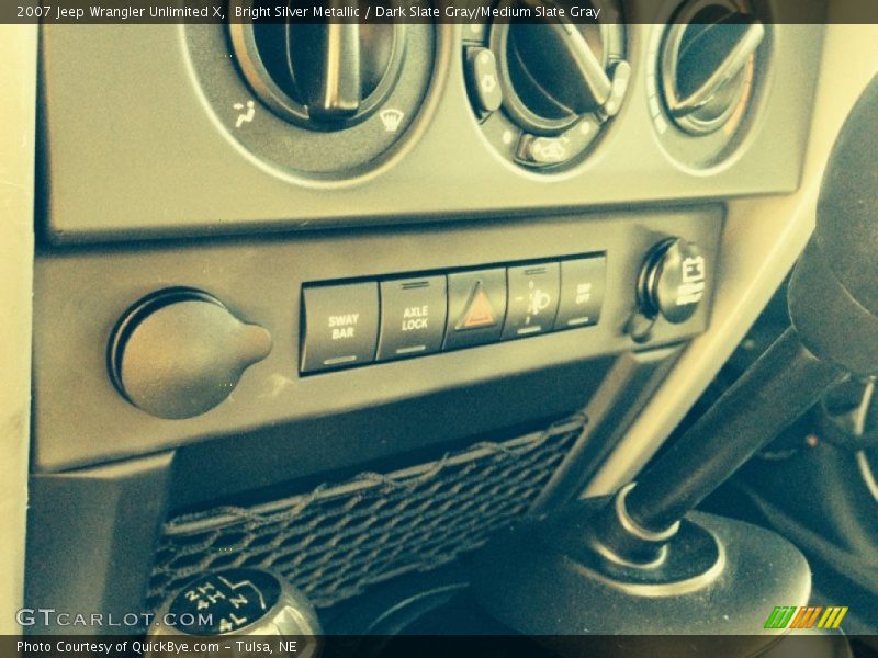 Bright Silver Metallic / Dark Slate Gray/Medium Slate Gray 2007 Jeep Wrangler Unlimited X