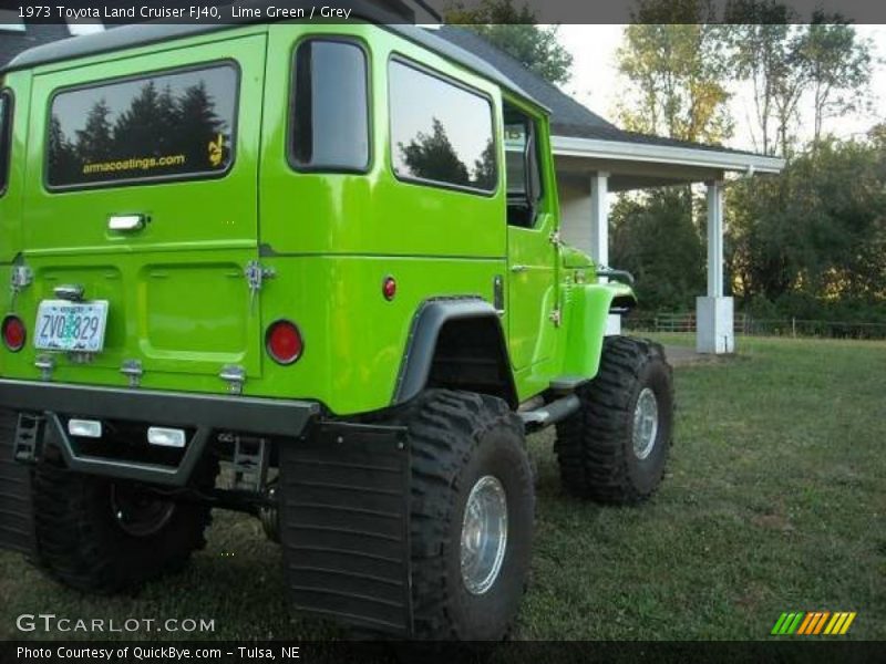 Lime Green / Grey 1973 Toyota Land Cruiser FJ40