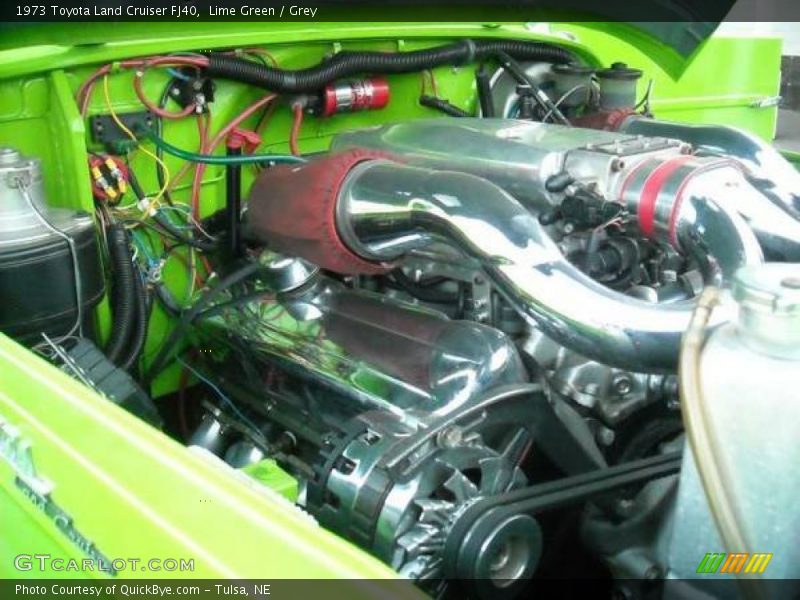 Lime Green / Grey 1973 Toyota Land Cruiser FJ40