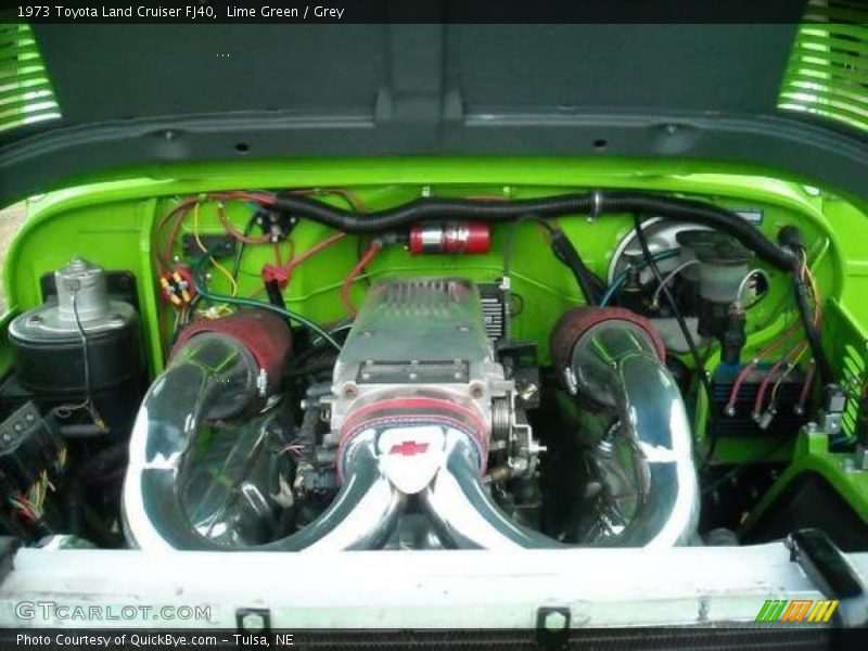 Lime Green / Grey 1973 Toyota Land Cruiser FJ40