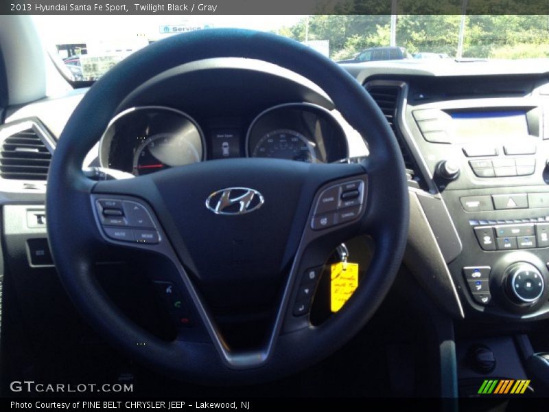 Twilight Black / Gray 2013 Hyundai Santa Fe Sport