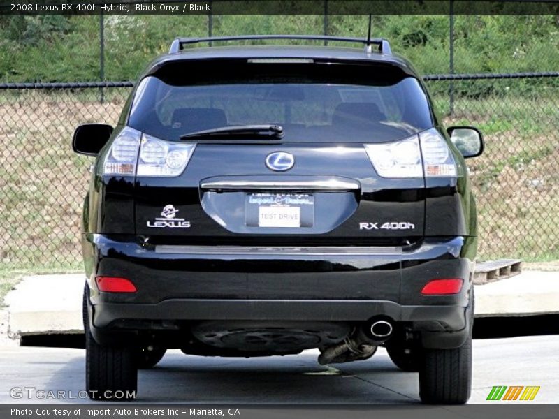 Black Onyx / Black 2008 Lexus RX 400h Hybrid