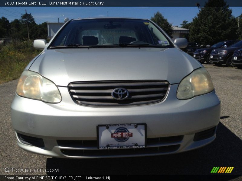 Lunar Mist Metallic / Light Gray 2003 Toyota Corolla LE