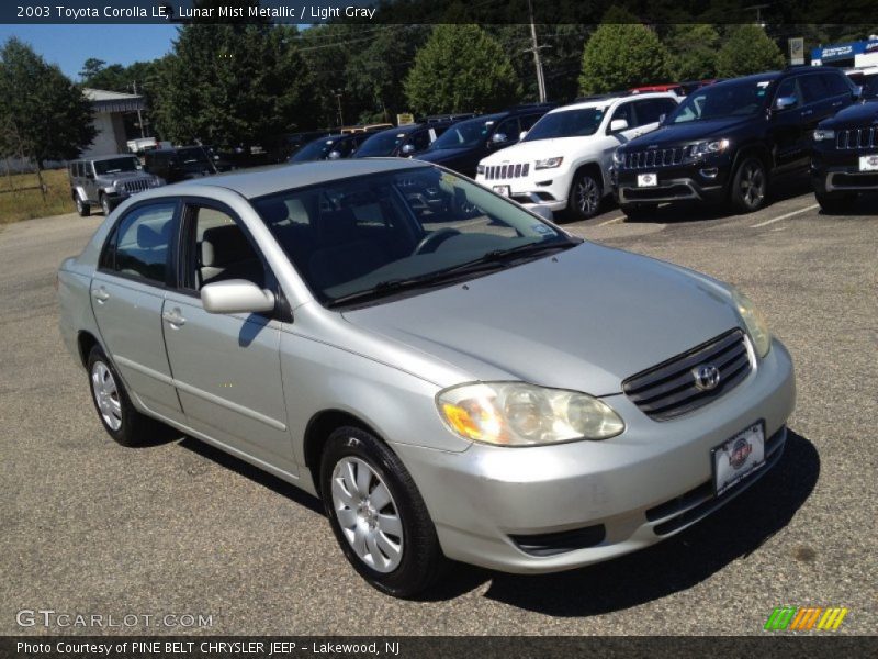 Lunar Mist Metallic / Light Gray 2003 Toyota Corolla LE