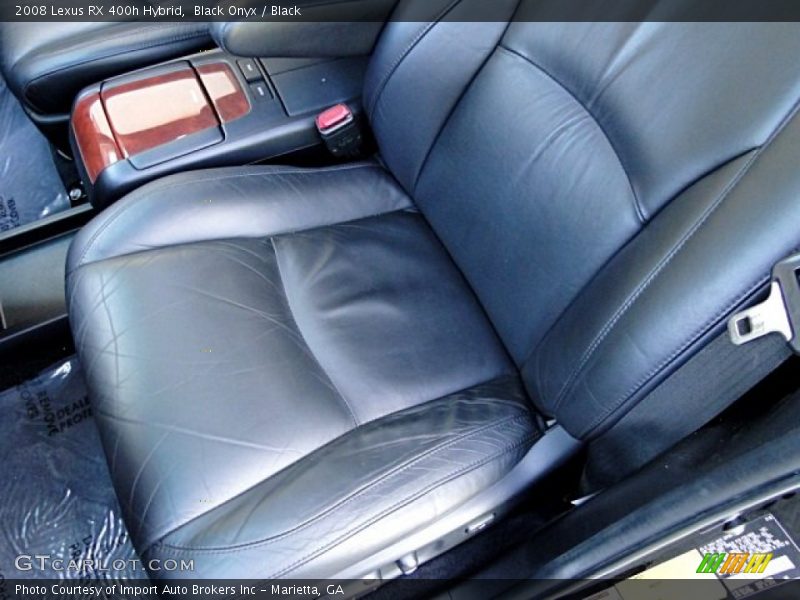 Front Seat of 2008 RX 400h Hybrid