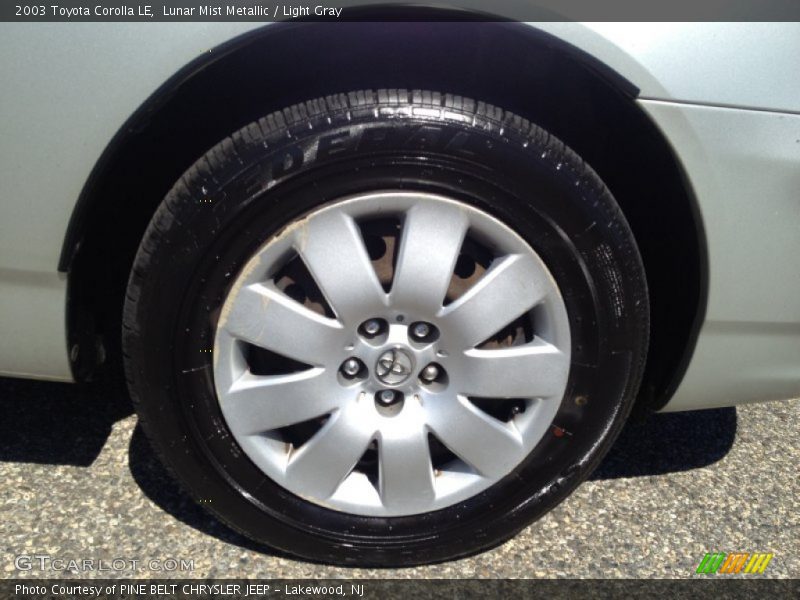 Lunar Mist Metallic / Light Gray 2003 Toyota Corolla LE