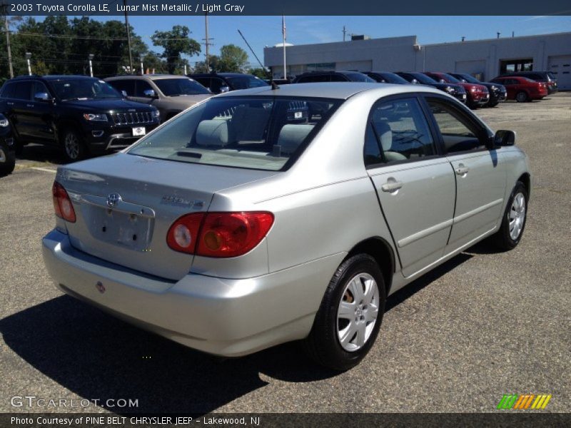 Lunar Mist Metallic / Light Gray 2003 Toyota Corolla LE