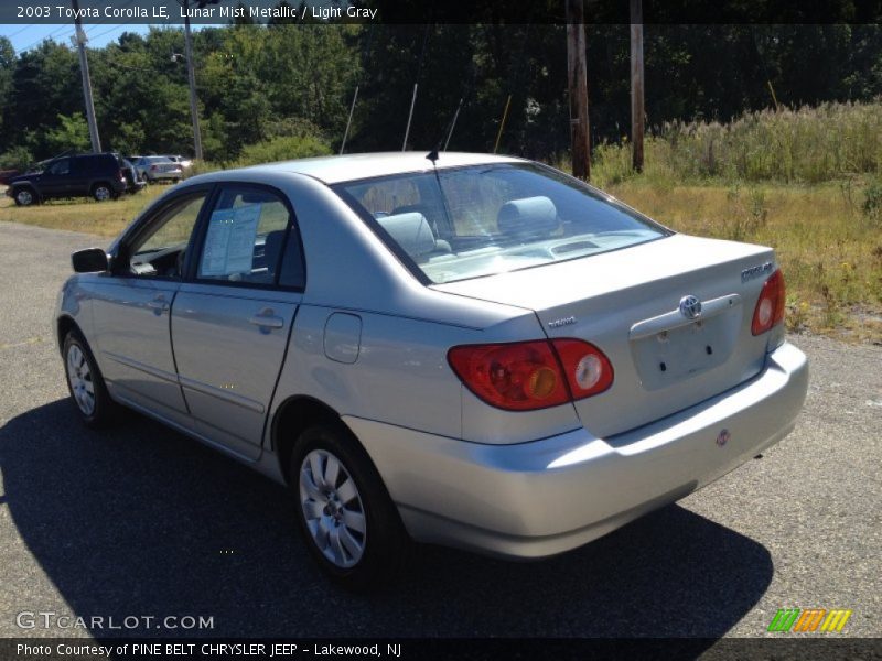 Lunar Mist Metallic / Light Gray 2003 Toyota Corolla LE