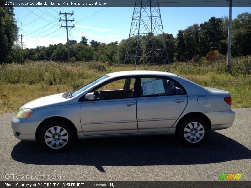 Lunar Mist Metallic / Light Gray 2003 Toyota Corolla LE
