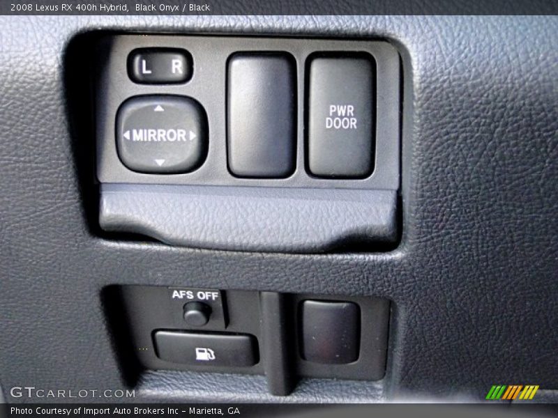 Controls of 2008 RX 400h Hybrid