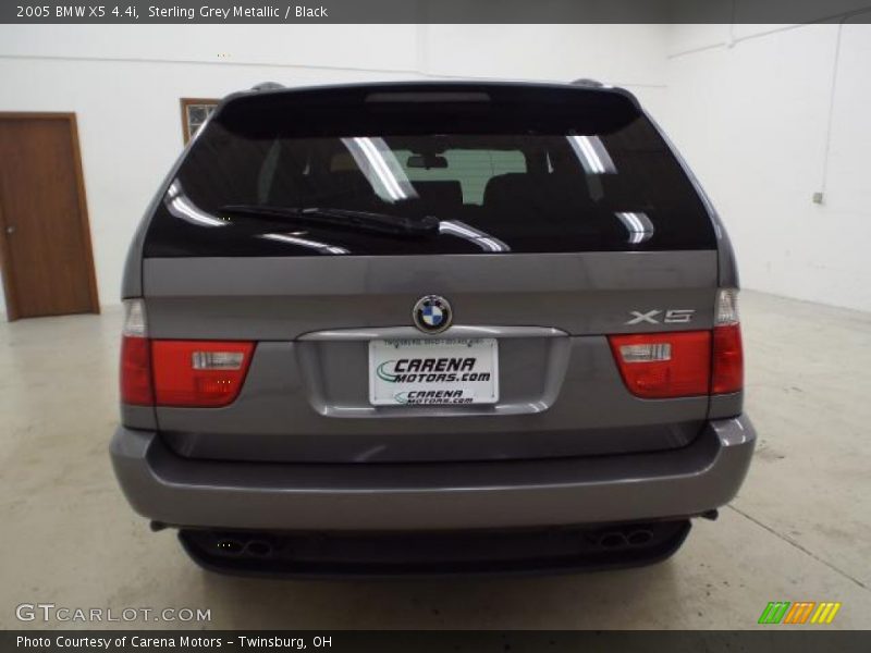 Sterling Grey Metallic / Black 2005 BMW X5 4.4i