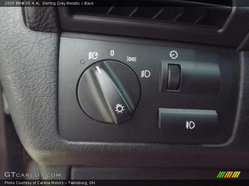 Sterling Grey Metallic / Black 2005 BMW X5 4.4i