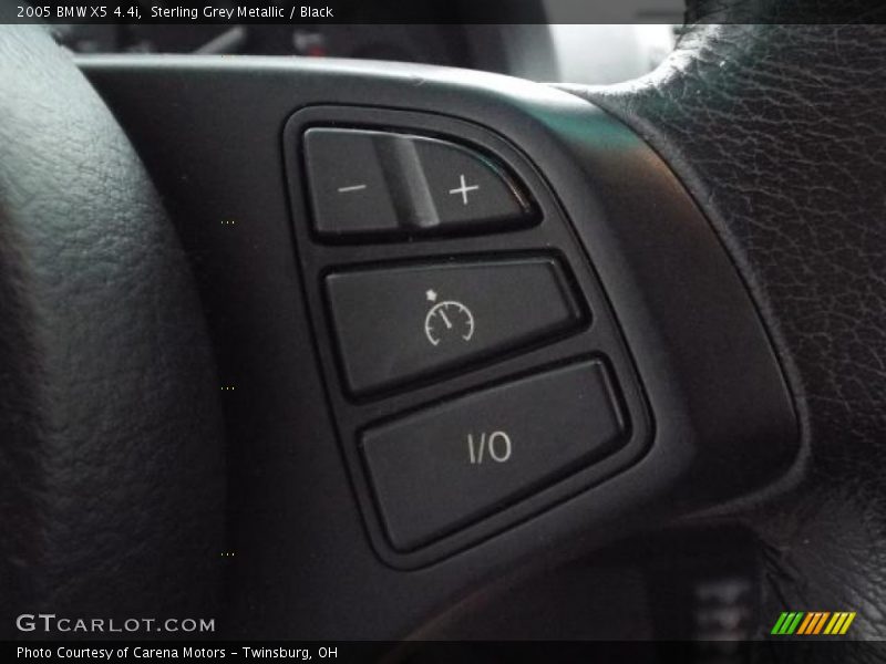 Sterling Grey Metallic / Black 2005 BMW X5 4.4i