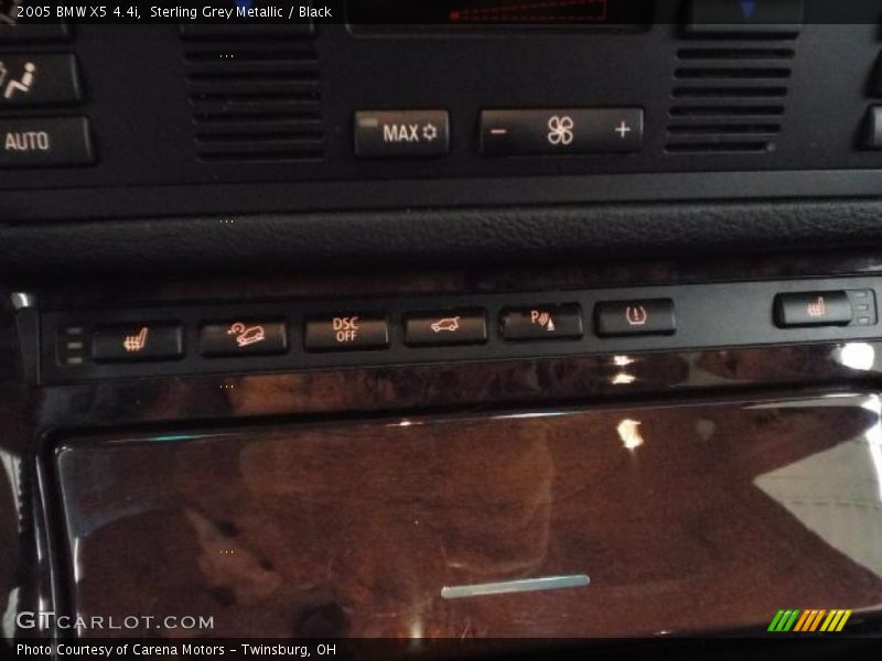 Sterling Grey Metallic / Black 2005 BMW X5 4.4i