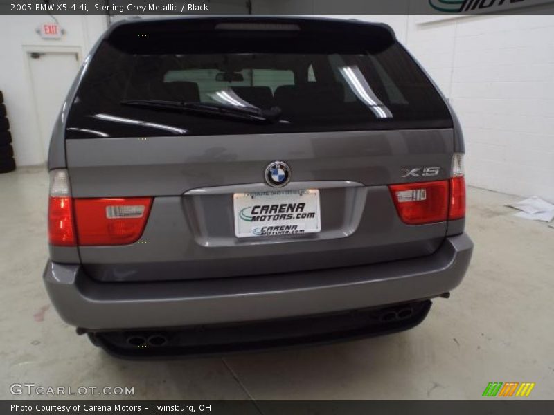 Sterling Grey Metallic / Black 2005 BMW X5 4.4i