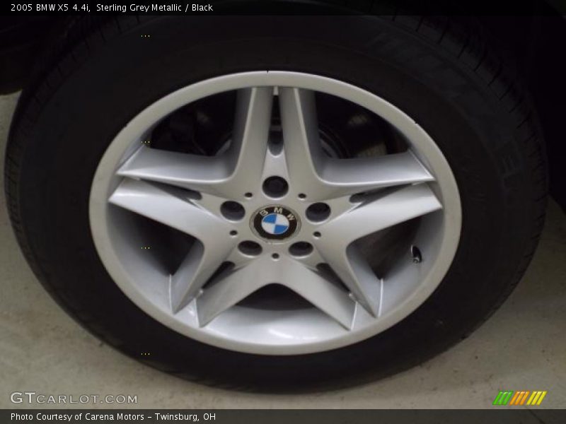 Sterling Grey Metallic / Black 2005 BMW X5 4.4i