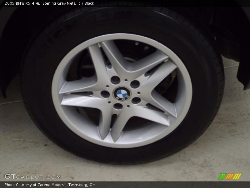 Sterling Grey Metallic / Black 2005 BMW X5 4.4i
