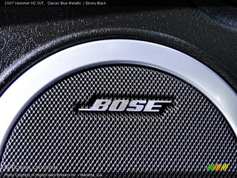 Glacier Blue Metallic / Ebony Black 2007 Hummer H2 SUT