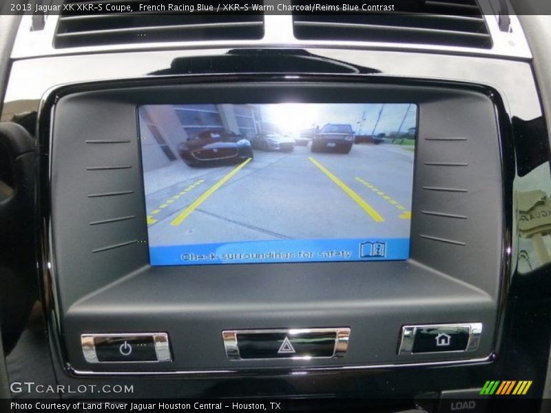 French Racing Blue / XKR-S Warm Charcoal/Reims Blue Contrast 2013 Jaguar XK XKR-S Coupe