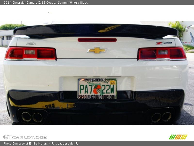 Summit White / Black 2014 Chevrolet Camaro Z/28 Coupe