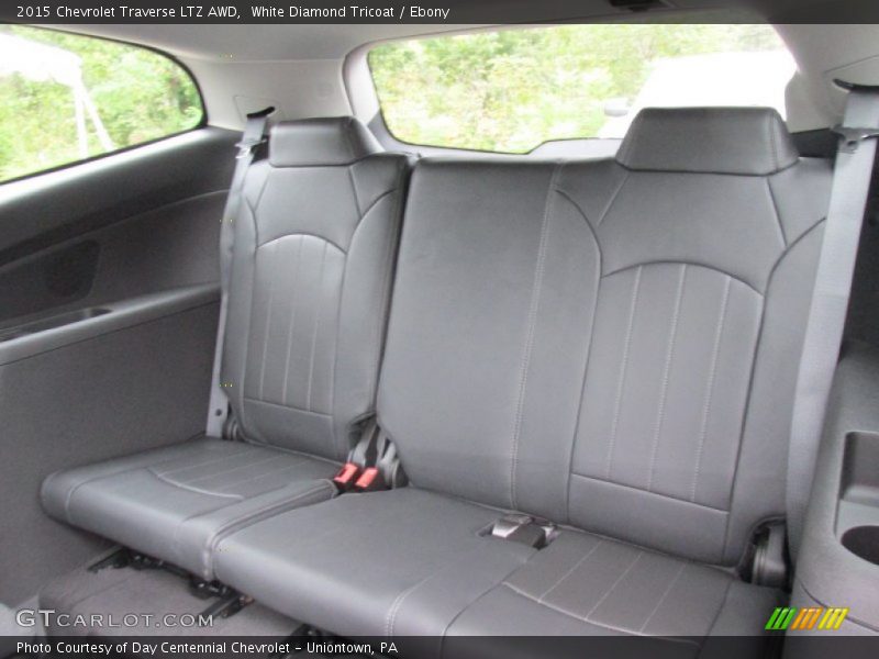 White Diamond Tricoat / Ebony 2015 Chevrolet Traverse LTZ AWD