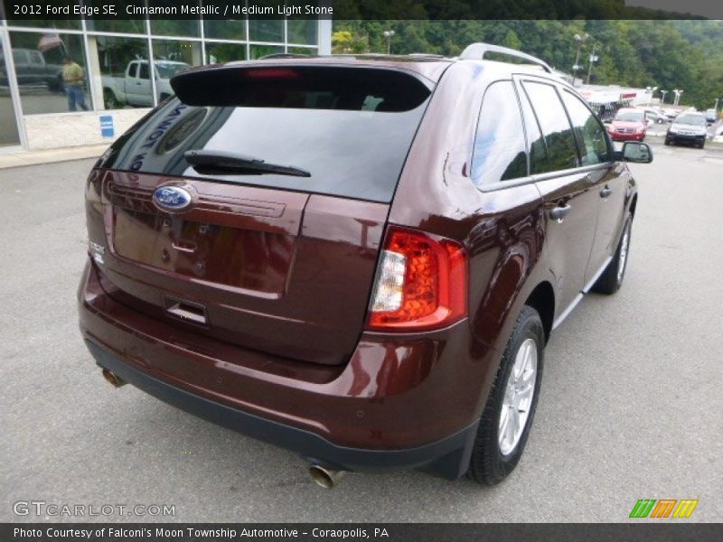 Cinnamon Metallic / Medium Light Stone 2012 Ford Edge SE