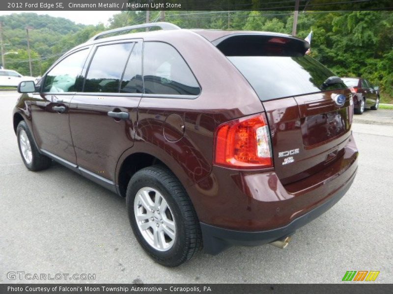 Cinnamon Metallic / Medium Light Stone 2012 Ford Edge SE