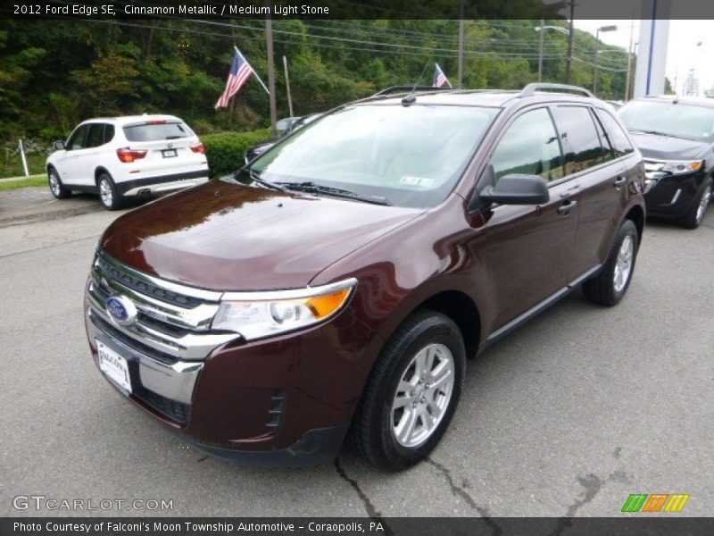 Cinnamon Metallic / Medium Light Stone 2012 Ford Edge SE