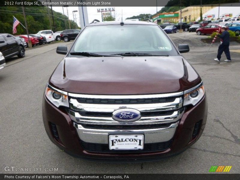 Cinnamon Metallic / Medium Light Stone 2012 Ford Edge SE