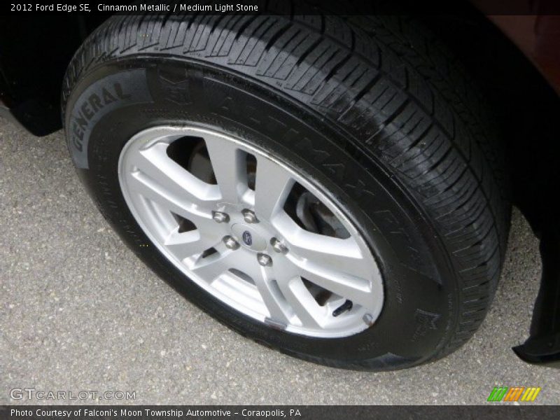 Cinnamon Metallic / Medium Light Stone 2012 Ford Edge SE