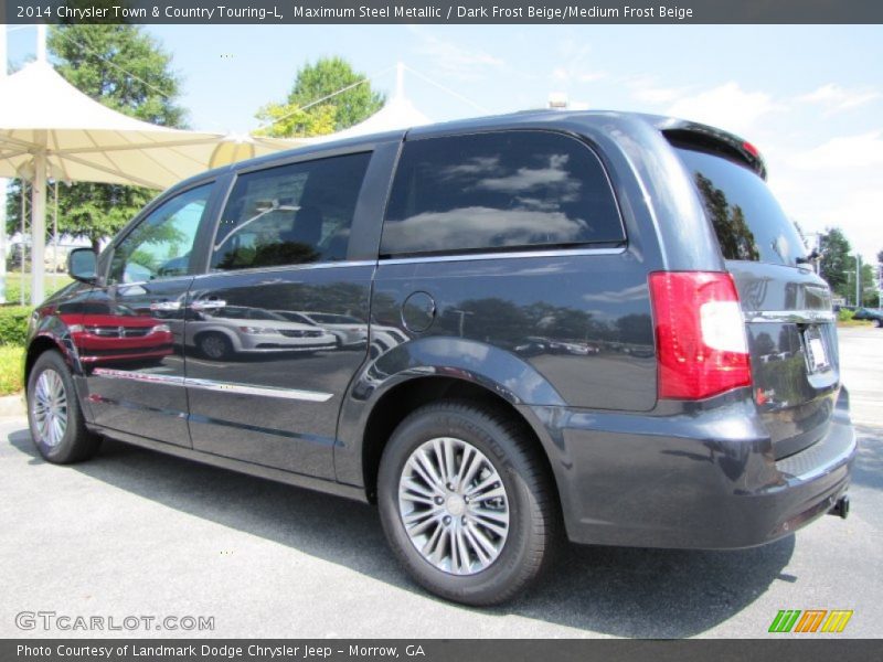 Maximum Steel Metallic / Dark Frost Beige/Medium Frost Beige 2014 Chrysler Town & Country Touring-L