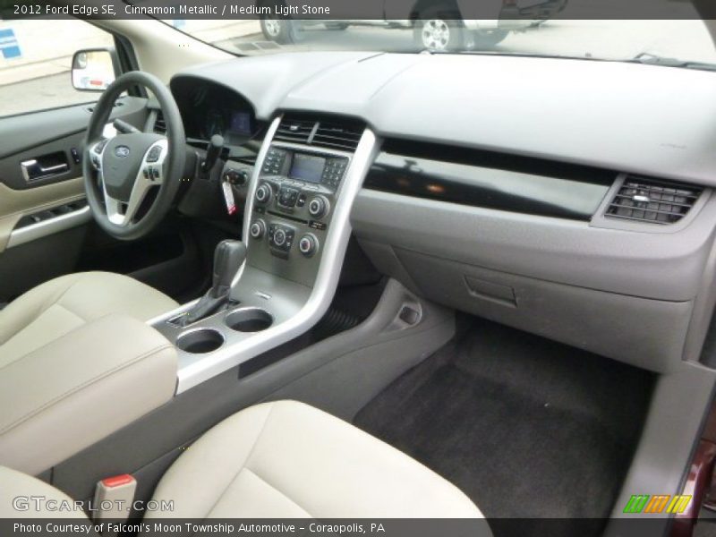 Cinnamon Metallic / Medium Light Stone 2012 Ford Edge SE