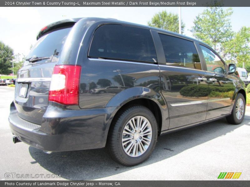 Maximum Steel Metallic / Dark Frost Beige/Medium Frost Beige 2014 Chrysler Town & Country Touring-L