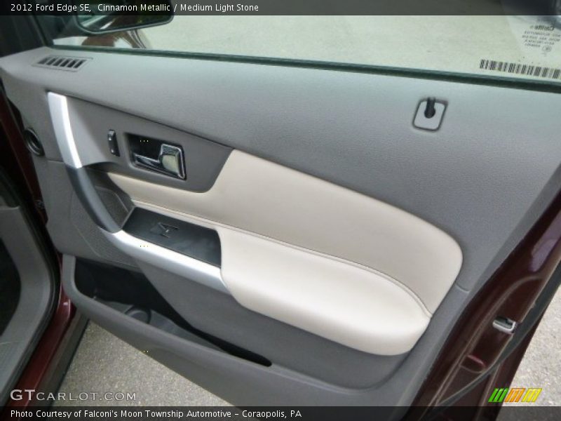 Cinnamon Metallic / Medium Light Stone 2012 Ford Edge SE