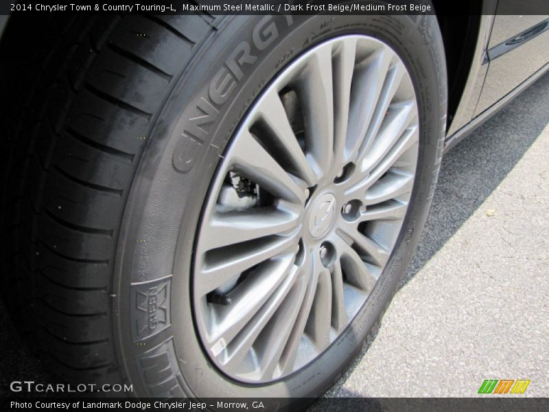 Maximum Steel Metallic / Dark Frost Beige/Medium Frost Beige 2014 Chrysler Town & Country Touring-L